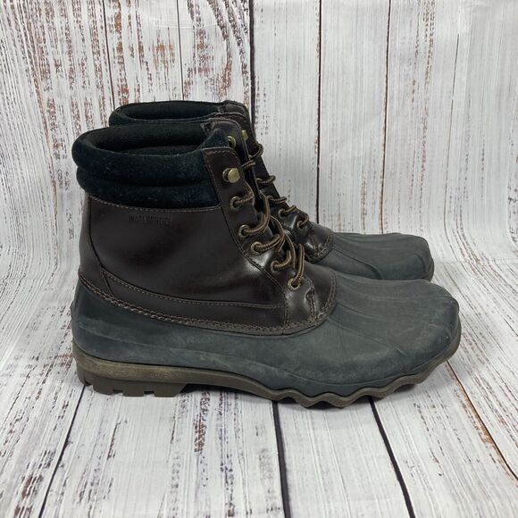 sperry brewster waterproof low duck boot
